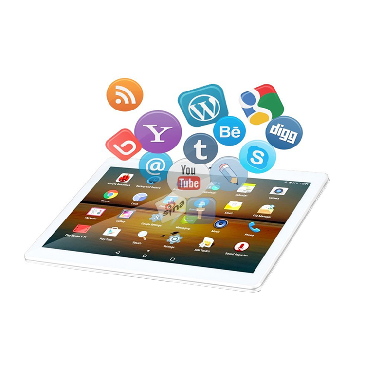 RK3126 Tablet 10 Inch 1GB RAM 16GB ROM Wifi Bluetooth Dual Camera Android Tablet PC Office School Use OEM ODM