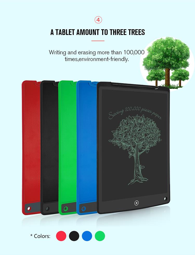 LCD Writing Board 12 Inch Note Books