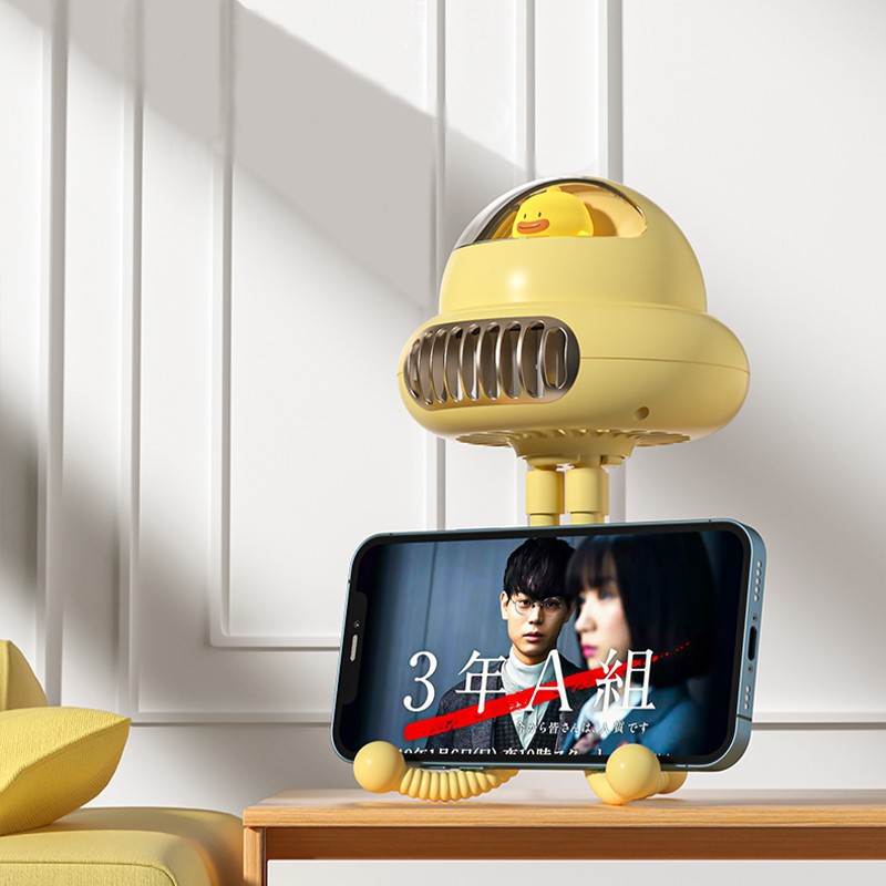 Handheld Mini Stroller Fan For Music