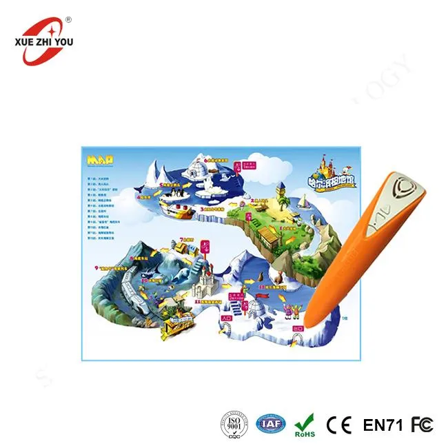 Vodič za mapu Čitanje vodiča za pisanje olovaka