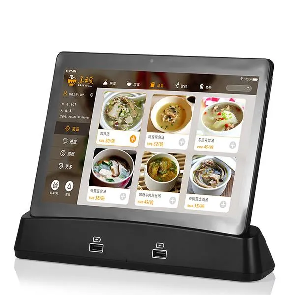 Medicinski android tablet PC punjač za punjenje 10inch tableta za naručivanje restorana