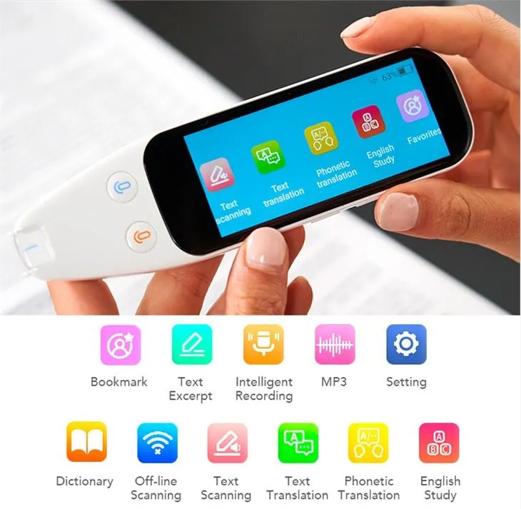 3,46-inčni uređaj za prevođenje jezika za skeniranje na dodir